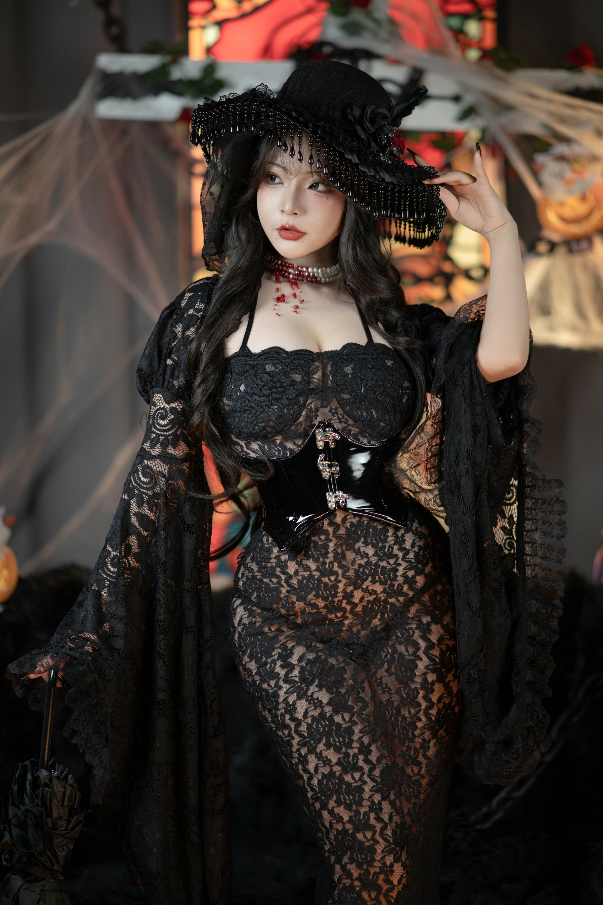 yuuhui玉汇 (Kokuhui) – NO.087 万圣节特辑 魔女狂欢夜 0
